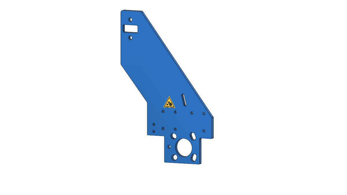 Zijplaten set (105 mm doorganghoogte) - Pritec Automation